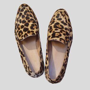 Madewell Francis Loafer, Calf Hair Leopard Print SIZE 9